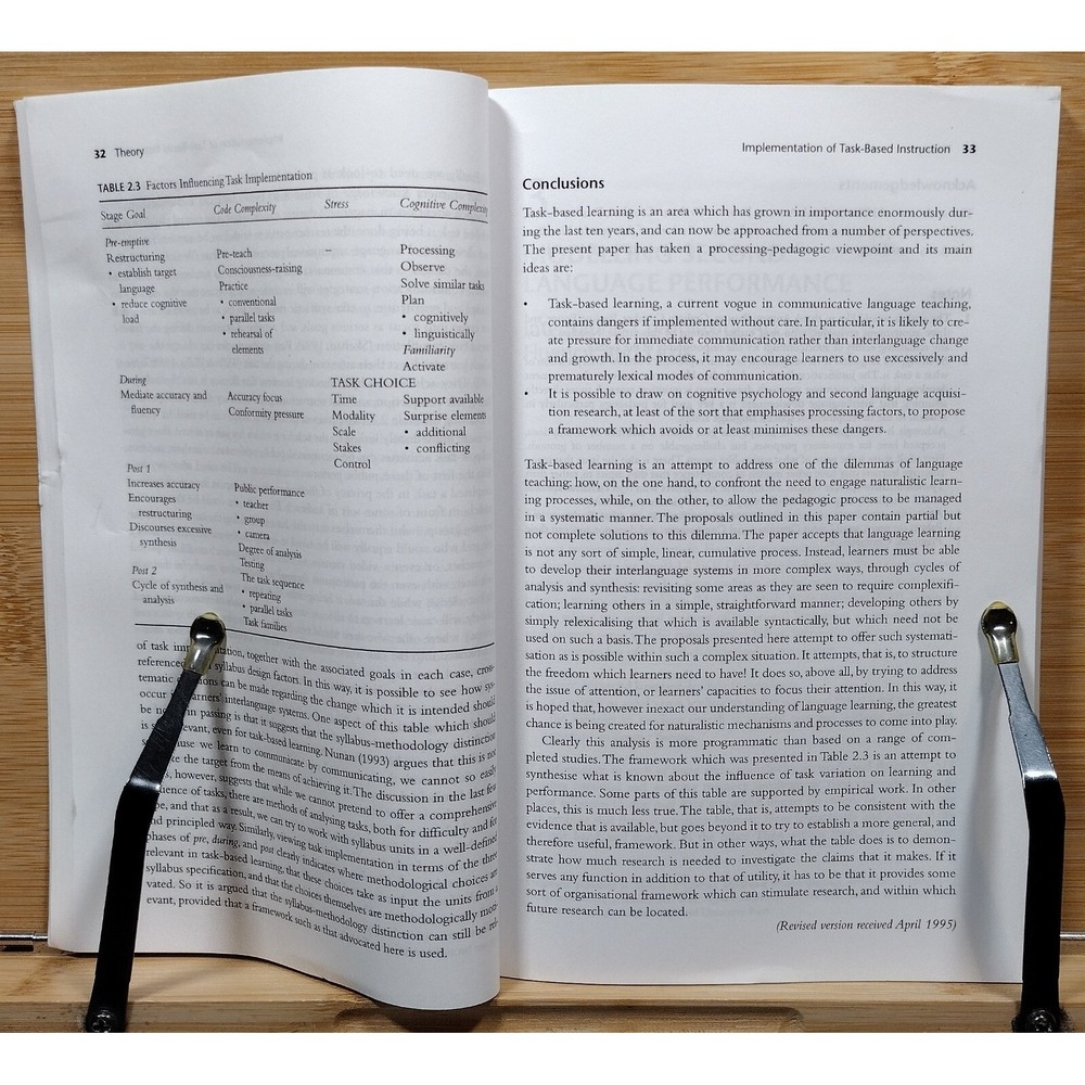 Second Language Task-Based Performance by Peter Skehan (2018, Paperback) - Picture 9 of 16